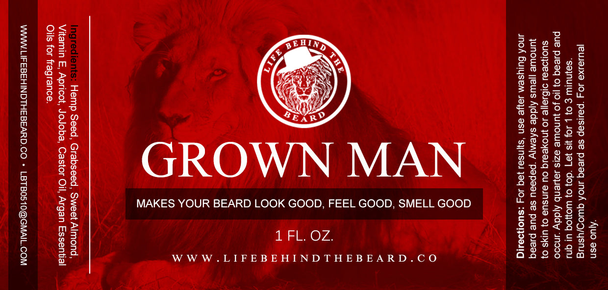 Beard Oil - Grown Man